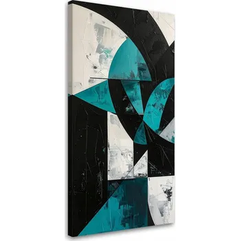 Obraz Obraz do obýváku, ložnice, kanceláře, Geometrické tvary abstrakce 40x80