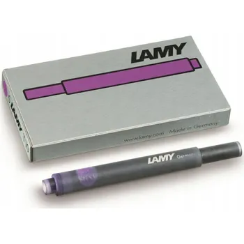 Náplně do plnicího pera Lamy T10 fialové, 5 kusů v krabičce