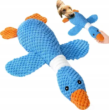 Hračka pro psa 34 CM HRAČKA PLYŠOVÁ KACHNA PLYŠÁK KOUSÁTKO SILNÉ PRO PSA KOČKU