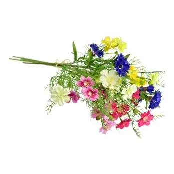umělá květina Luční kvítí krásenky mix barev 70 cm