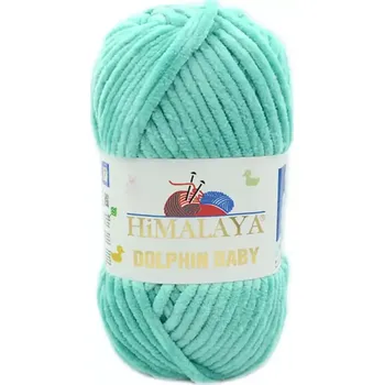 Galanterie HIMALAYA Příze Dolphin Baby 80387 Zelený tyrkys (Příze Dolphin 80387 Zelený tyrkys)