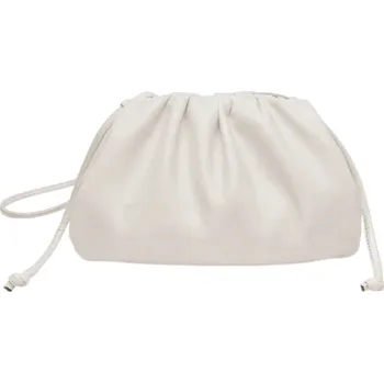 Kabelka Dámská kabelka 26 x 10 x 16 cm Měkké provedení z umělé kůže Praktická taška s větším vnitřním prostorem pro denní nošení bílá