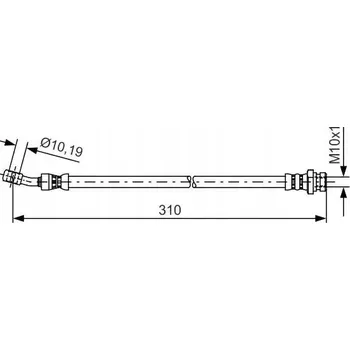 Brzdová hadice Bosch 1 987 481 417 Brzdová hadice flexibilní