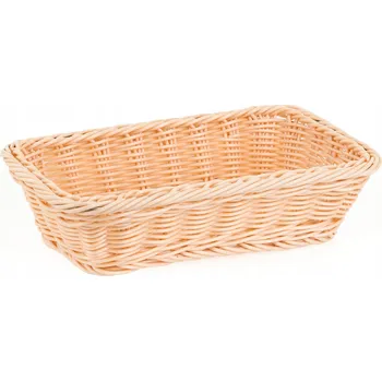 chlebník Košík na pečivo plast béžový