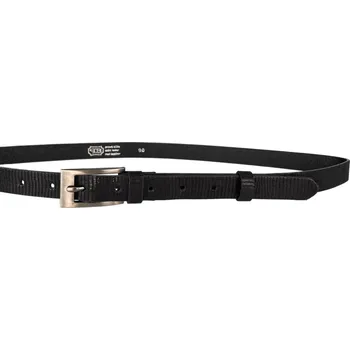 Opasek PENNY BELTS Kožený opasek 20-184-603 černý - 75 cm