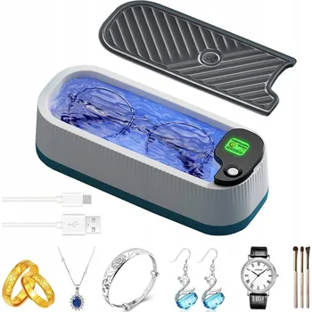 Ultrazvuková čistička Ultrazvuková čistička na brýle, šperky a kosmetické nástroje - 3 režimy čištění