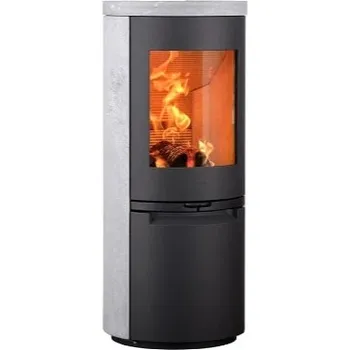 Krbová kamna HETA Scan-line 900 černý lak a mastek