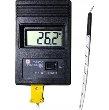 Domácí teploměr DIGITÁLNÍ TEPLOMĚR S ČIDLEM TYPU K -50-500°C
