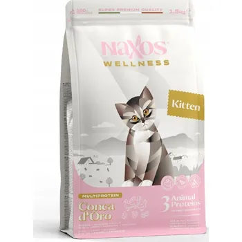 Krmivo pro kočku NAXOS CAT KITTEN krmivo pro koťata s kachnou, kuřetem a krůtou 1,5 kg