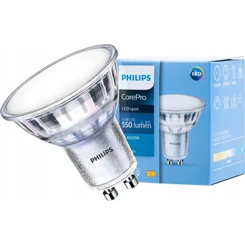 Žárovka Žárovka GU10 4,9W 550lm 4000K CorePro LEDspot Philips
