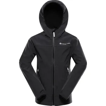 Chlapecká bunda Alpine Pro Omano 2 Dětská softshellová bunda s membránou KJCE351 černá 128-134