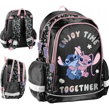 Školní batoh Školní batoh Paso Lilo a Stitch velký černý, modrý, růžový