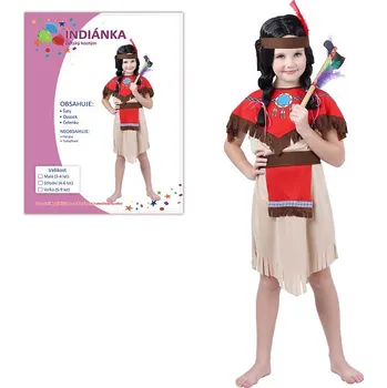 Karnevalový kostým KOSTÝM - INDIÁNKA 5-9