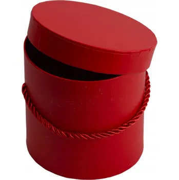 Obraz FLOWER BOX KRABIČKA NA KVĚTINY DÁREK 15 cm střední ČERVENÁ