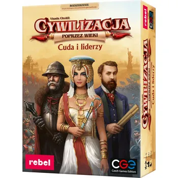 Desková hra Desková hra Civilizace: Skrze věky - Divy a vůdci Rebel