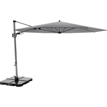 Slunečník KNIRPS Hyperion 340 cm Prestige - luxusní výkyvný zahradní slunečník s boční tyčí