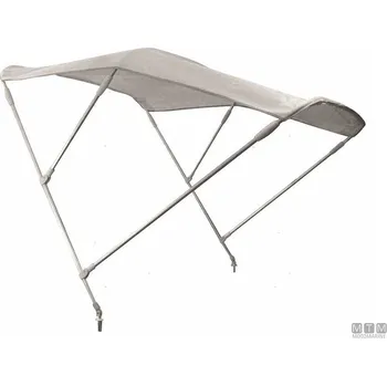 Bimini s bílým vrškem 3 oblouky - barva archi white 1