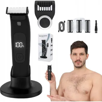 Holicí strojek Stříhací strojek na vlasy a vousů, bezdrátový, profesionální, s nástavci