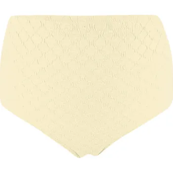 Kalhotky Bavlněné kalhotky Marie Color s plastickým vzorem 5XL světle žlutá