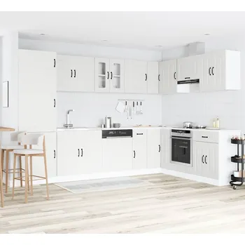 Kuchyňská skříňka Kuchyňská skříň Kalmar Bílá 80 x 46 x 81,5 cm kompozitní dřevo Bílá3315001