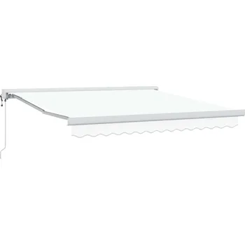 Markýza Markýza Bílá 350 x 250 x 165 cm Polyester a hliník Bílá3330370