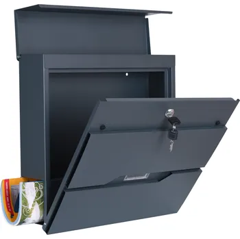 Poštovní schránka Poštovní schránka Gockowiak s držákem na noviny, šedá