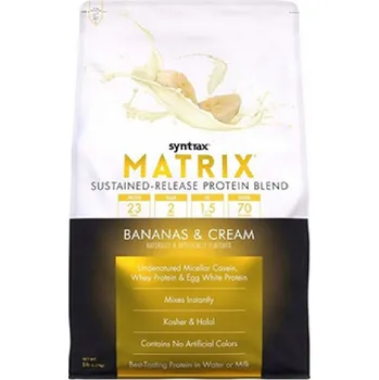Protein Protein směs proteinů Syntrax prášek 2270 g příchuť banán
