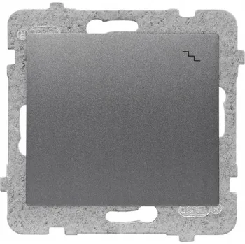 vypínač Polmark Sigma jednoduchý schodišťový vypínač ŁP-3D/m grafit matný