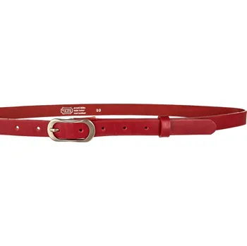 Opasek PENNY BELTS Kožený opasek 20-185-93 červený - 85 cm
