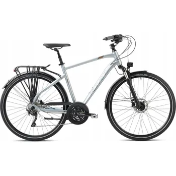 Jízdní kolo Trekingové kolo Romet Wagant 9, rám 19 palců, kola 28", šedé