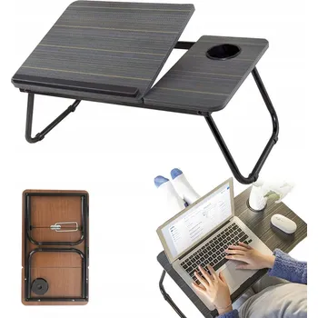 SKLÁDACÍ STOLEK POD NOTEBOOK DO POSTELE, PODNOS, NASTAVITELNÝ 55.5×32.5cm