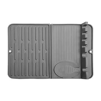 Odkapávač na nádobí Kuchyňská podložka, silikonový odkapávač na nádobí 40 cm