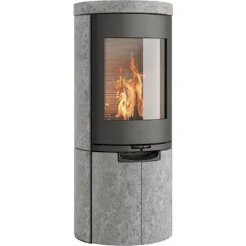 Krbová kamna HETA Scan-line 910 černý lak a mastek