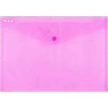 Obálka s drukem průhledná A4 PP, červená