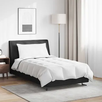 přikrývka Zimní přikrývka s polštářem 2 pcs Bílá Peří Bílá3376174