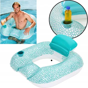 Bazén Matrace Bestway s opěradlem a držáky na nápoje 102 x 94 cm