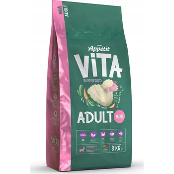 Krmivo pro psa Comfy Appetit Vita Mini Adult Lamb krmivo s jehněčím masem pro psa 8 kg