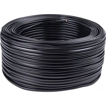 elektrický kabel Kabel 2x0,75mm² černý pro LED