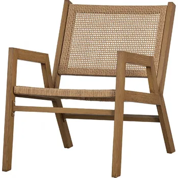 WOOOD Zahradní hliníkové křeslo PEM světlé Rozbale(v)né