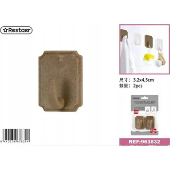 Věšák Samolepicí háčky 2 ks do koupelny a kuchyně