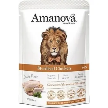 Krmivo pro kočku Amanova Cat Sterilised Chicken - Kuřecí kapsička pro kastrované kočky 85g [P10]