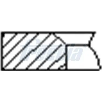 Píst motoru Sada pístních kroužků FRECCIA FR10-217400