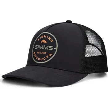 Kšiltovka Simms Kšiltovka Double Haul Trucker Black Rounder
