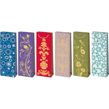 Dárková taška Dárková taška na láhev T15Z 18, 13x38x11cm