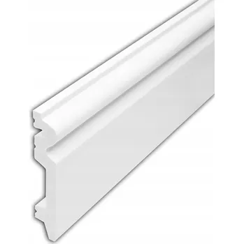soklová lišta Podlahová lišta 10 cm bílá LCL-08 polyuretan 2 metry