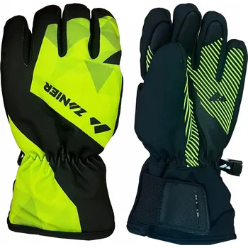 Rukavice Juniorské pětiprsté rukavice Zanier Sillian 5 Černo-zelené
