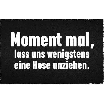 Rohožka Černá kokosová rohožka vstupní dekorativní | Počkej Dárek 40x60