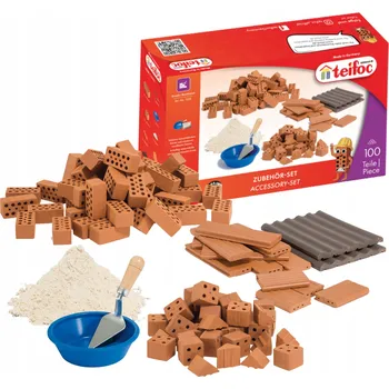 ostatní stavebnice Teifoc 1530 - Sada doplňkových cihel - KRK