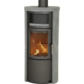 Krbová kamna HETA Scan-line 520W černý lak a kompletní obklad mastek