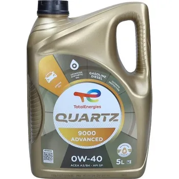 Auto-moto Olej Total Quartz 0W40 5L 9000 Advance / SP / A3/B4 / A40 / 502.00 505.00 TOTAL